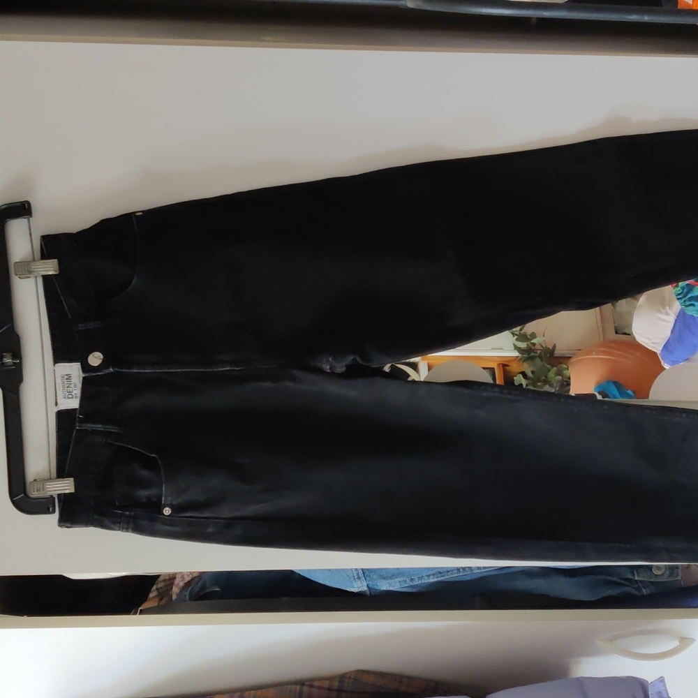 Zara black mom jeans